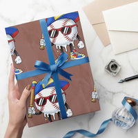 Venezuela Baseball Wrapping Paper Roll Venezuelan Pride Baseball Life Style Youth Drip Baseball Boys Kid