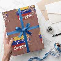 Venezuela Campeones Del Mundo Baseball Championship Wrapping Paper Roll