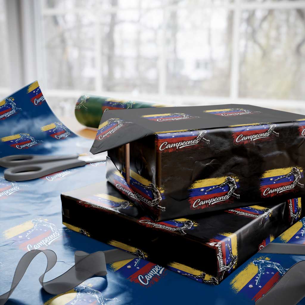 Venezuela Campeones Del Mundo Baseball Championship Wrapping Paper Roll