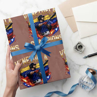 Venezuela Champions 2026 Wrapping Paper Roll Beisbol Venezuelan Pride Flag Baseball Fans