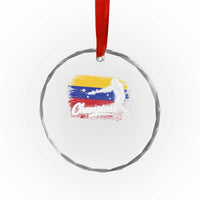 Venezuela Champions Baseball Batter Venezuelan Sport Fan Crystal Glass Ornament