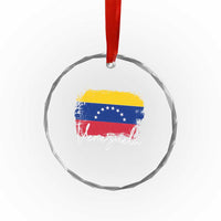 Venezuela Flag Pride Patriotic Crystal Glass Ornament for Venezuelan Roost - Wonder Print Shop