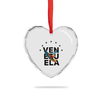 Venezuela Pride Flying Macaw Heart Crystal Glass Ornament Ara Macao Guacamaya Venezuelan Pride Tropical Bird