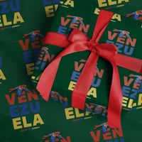 Venezuela Pride Flying Scarlet Macaw Wrapping Paper Roll Ara Macao Guacamaya Venezuelan Pride Tropical Bird