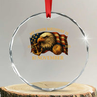 Veteran 250th Anniversary Crystal Glass Ornament My Other Birthday Is 10 November 1775 TS10