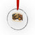 Veteran 250th Anniversary Crystal Glass Ornament My Other Birthday Is 10 November 1775 - Wonder Print Shop