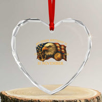 Veteran 250th Anniversary Heart Crystal Glass Ornament My Other Birthday Is 10 November 1775 - Wonder Print Shop