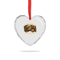 Veteran 250th Anniversary Heart Crystal Glass Ornament My Other Birthday Is 10 November 1775 - Wonder Print Shop