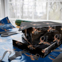 Veteran Suicide Awareness Wrapping Paper Roll 22 A Day Is 22 Too Many American Flag Ribbon - Wonder Print Shop