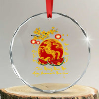 Vietnamese Lunar New Year 2026 Crystal Glass Ornament Chuc Mung Nam Moi Tet Holiday Horse Zodiac
