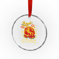 Vietnamese Lunar New Year 2026 Crystal Glass Ornament Chuc Mung Nam Moi Tet Holiday Horse Zodiac