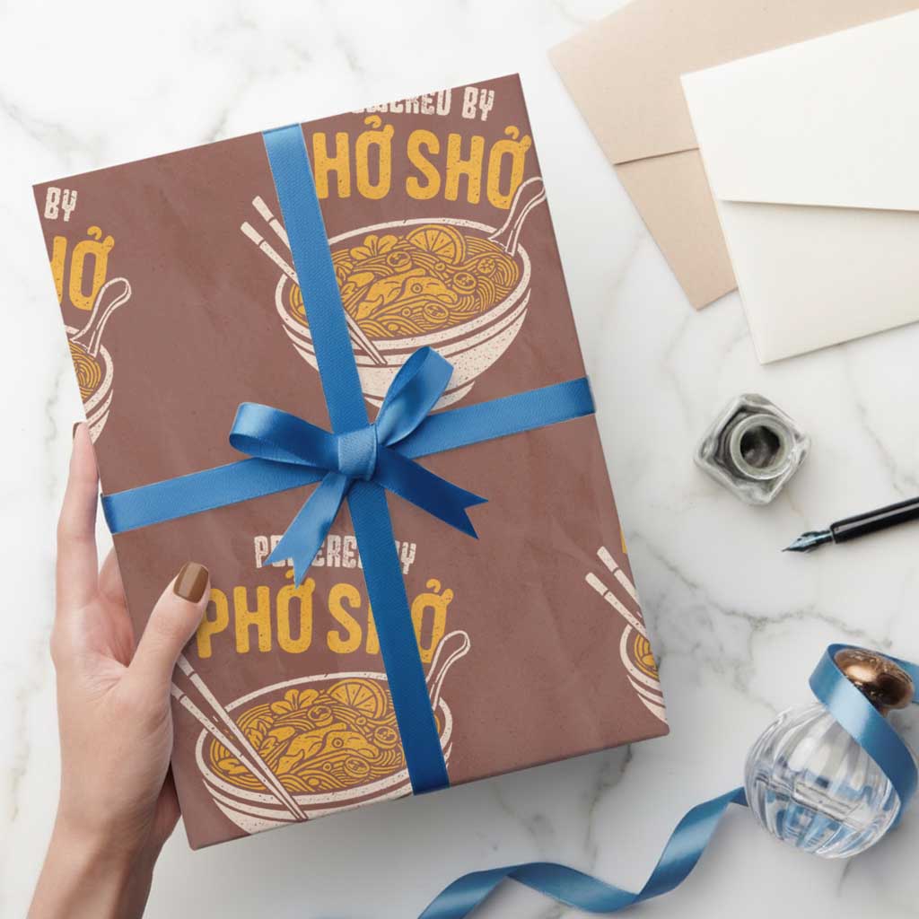 Vietnamese Pho Wrapping Paper Roll Funny Vietnam Foodie Food Humor