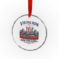 Viking Row Ro Ro Norway Norge Norwegian Flag Crystal Glass Ornament Row For Glory Norway Together As One Retro Football Fans