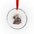 Viking Xmas Crystal Glass Ornament Deck The Halls With Skulls And Bodies Valhalla - Wonder Print Shop