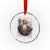 Viking Xmas Crystal Glass Ornament Deck Valhalla With Skulls Of Glory Santa Yule - Wonder Print Shop