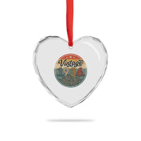 Vintage 1936 90th Birthday Heart Crystal Glass Ornament 90 Year Old Gift Weird Being the Same Age as Old People