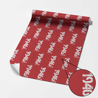 Vintage 1946 Legend Wrapping Paper Roll 80th Birthday Gifts Special Milestone