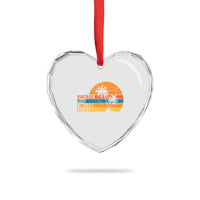 Vintage 1946 Limited Edition Heart Crystal Glass Ornament Retro Sunset 80th Birthday 80 Year Old Gifts