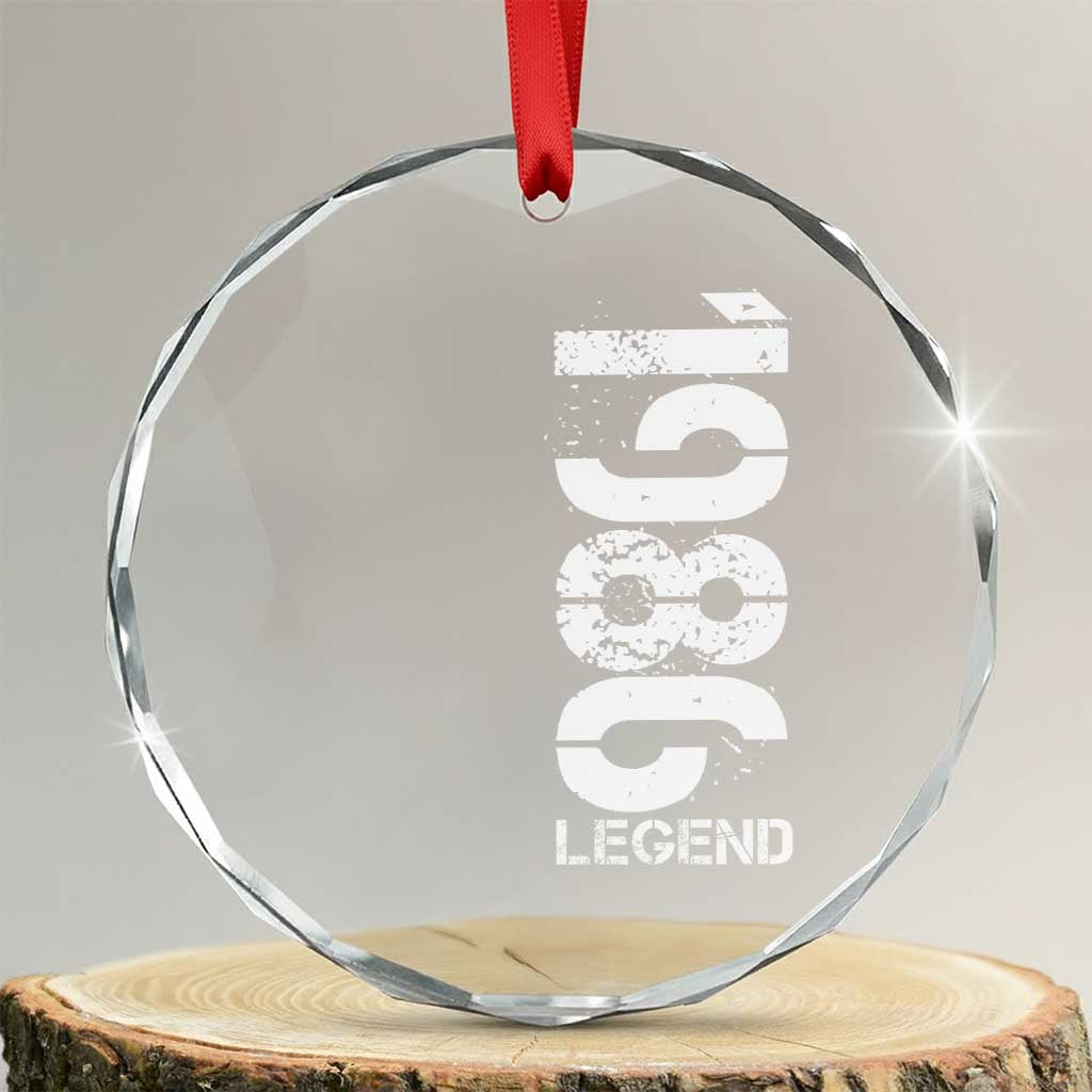 Vintage 1986 Legend Crystal Glass Ornament 40th Birthday Gifts Special Milestone