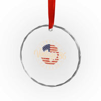 Vintage 1986 Stamp Crystal Glass Ornament Funny 40th Birthday USA Flag 40 Year Old Bday