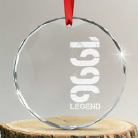 Vintage 1996 Legend Crystal Glass Ornament 30th Birthday Gifts Special Milestone