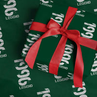 Vintage 1996 Legend Wrapping Paper Roll 30th Birthday Gifts Special Milestone