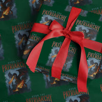 Vintage 90s Feminism Dragon Wrapping Paper Roll Burn the Patriarchy - Wonder Print Shop