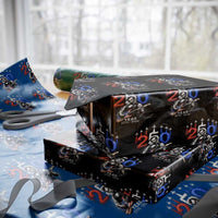 Vintage Abraham Lincoln Abe Lincoln Playing Guitar 250 Years Wrapping Paper Roll 1776 2026 Humor Patriotic