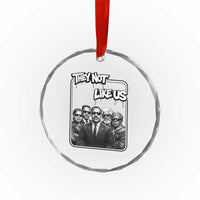 Vintage African American Heroes Crystal Glass Ornament They Not Like Us
