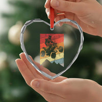Vintage All-Terrain Vehicles Heart Crystal Glass Ornament Retro 4 Wheeler ATV Riding Quadrider - Wonder Print Shop