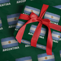 Vintage Argentina Flag Sun of May Argentinian Souvenir Wrapping Paper Roll