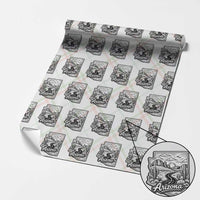 Vintage Arizona Pride Wrapping Paper Roll Cactus Desert Western Landscape