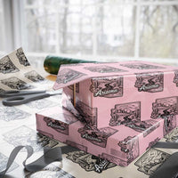 Vintage Arizona Pride Wrapping Paper Roll Cactus Desert Western Landscape