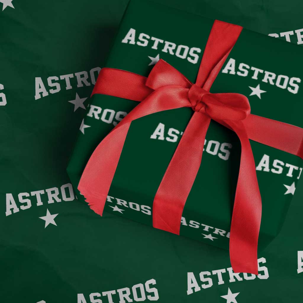 Vintage Astro Varsity Name Wrapping Paper Roll Retro Throwback Athletic Sports Style 80s 90s