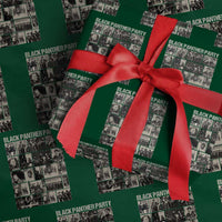 Vintage Black Panther Party Wrapping Paper Roll Huey P. Newton Bobby Seale Black History Month Juneteenth - Wonder Print Shop