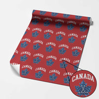 Vintage Canada Hockey Wrapping Paper Roll Maple Leafs - Wonder Print Shop