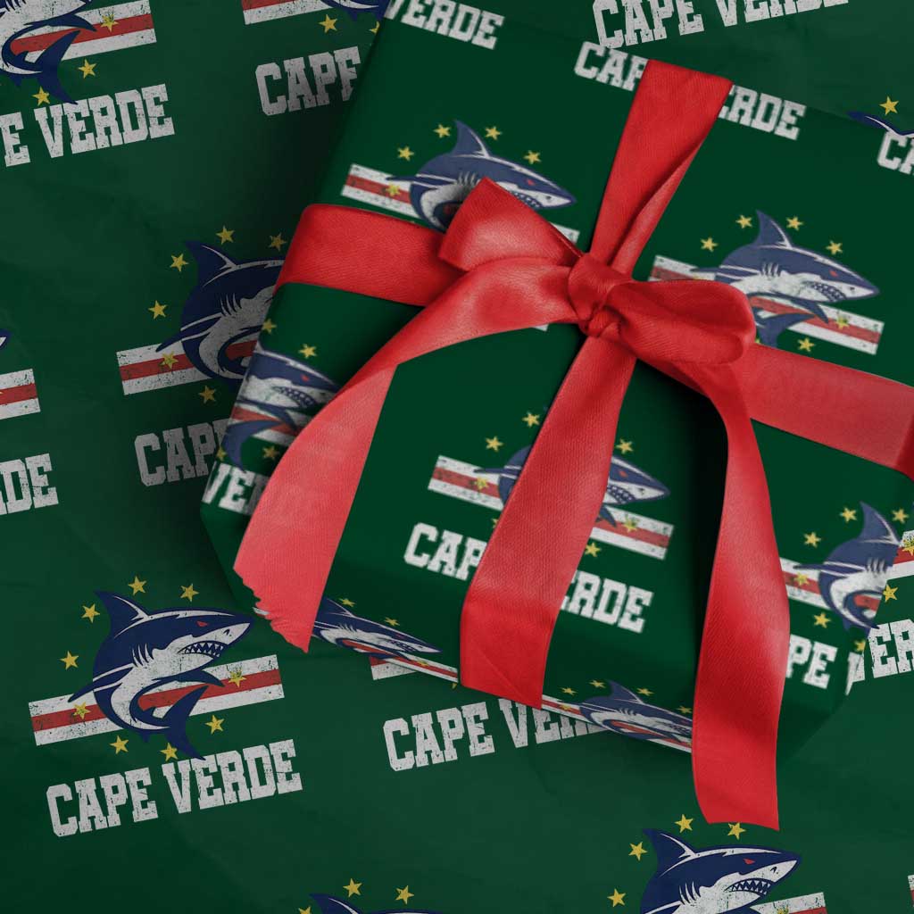 Vintage Cape Verde Shark Cabo Verdean Roots Wrapping Paper Roll