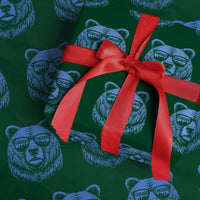 Vintage Chicago Wrapping Paper Roll Cub With Sunglasses Baseball Fans