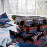 Vintage Chicago Pride Graphic Wrapping Paper Roll US State Sports Fan Baseball Lover