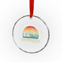 Vintage Christian Bible Crystal Glass Ornament Philippians 4:13 Motivational Quote Inspirational Bible Verses - Wonder Print Shop