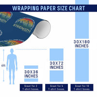 Vintage Christian Bible Wrapping Paper Roll Philippians 4:13 Motivational Quote Inspirational Bible Verses - Wonder Print Shop