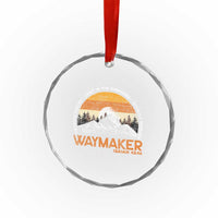 Vintage Christian Crystal Glass Ornament Isaiah 42:16 Waymaker Promise Keeper Miracle Worker - Wonder Print Shop