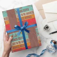 Vintage Christian Worship Wrapping Paper Roll Isaiah 42:16 Waymaker Promise Keeper Miracle Worker - Wonder Print Shop