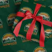 Vintage Christian Wrapping Paper Roll Isaiah 42:16 Waymaker Promise Keeper Miracle Worker - Wonder Print Shop