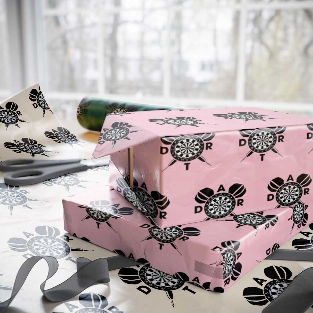 Vintage Dartboard Gift Idea For Dart Lover Wrapping Paper Roll - Wonder Print Shop