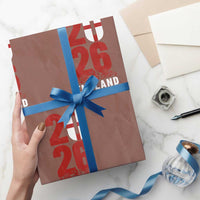 Vintage England Champions Wrapping Paper Roll Football Supporter Graphic