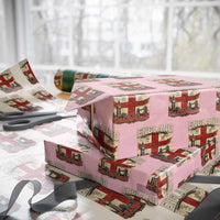 Vintage England Champions Wrapping Paper Roll Proud Football Fan Heritage