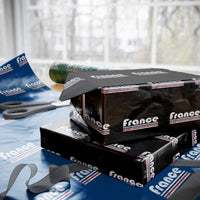 Vintage France Flag Distressed Retro Graphic Wrapping Paper Roll Patriotic French Heritage Pride Gift