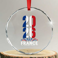 Vintage France Soccer Fan Crystal Glass Ornament French Football Pride 2026