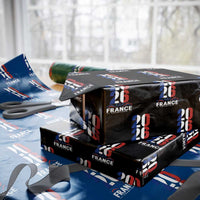 Vintage France Soccer Fan Wrapping Paper Roll French Football Pride 2026
